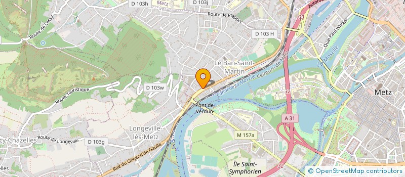 localisation de l'entreprise MIROITERIE MOSELLANE à LE BAN-SAINT-MARTIN