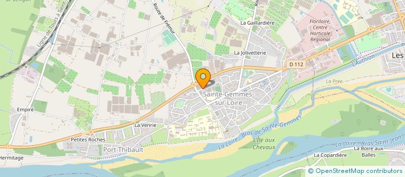localisation de l'entreprise MIROITERIE OURY MIRGLASS à SAINTE-GEMMES-SUR-LOIRE