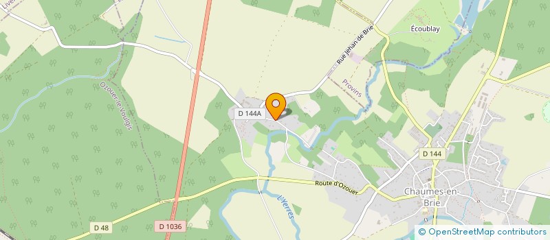 localisation de l'entreprise MIROITERIE ROYAL  CHAUMES-EN-BRIE