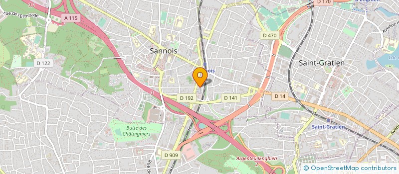 localisation de l'entreprise MIROITERIE SANNOISIENNE à SANNOIS