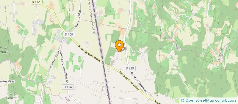 localisation de l'entreprise MIROITERIE TECHNIQUE  BREN