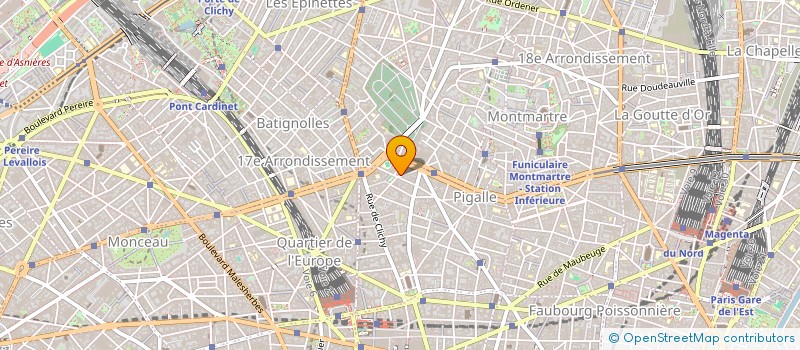 localisation de l'entreprise MIROITERIE VITRERIE ALUMINIUM à PARIS