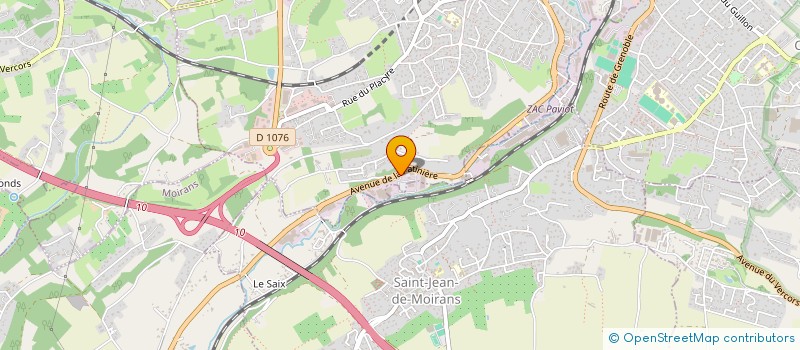localisation de l'entreprise MIROITERIE VOIRONNAISE VUE CONFORT à VOIRON
