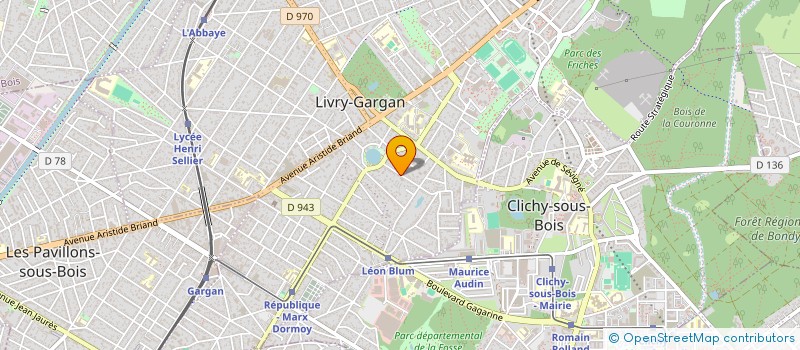 localisation de l'entreprise MIROITERIE ZIMBER à LIVRY-GARGAN
