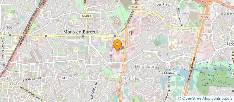 localisation de l'entreprise MIROITERIES DUBRULLE à VILLENEUVE D ASCQ