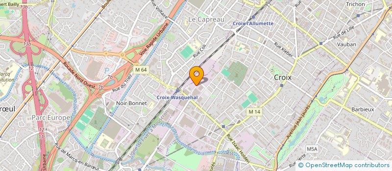 localisation de l'entreprise MIROKEL à CROIX