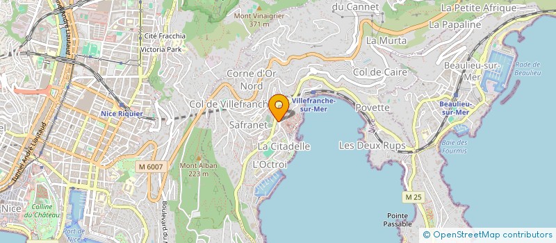 localisation de l'entreprise MIROLI à VILLEFRANCHE-SUR-MER