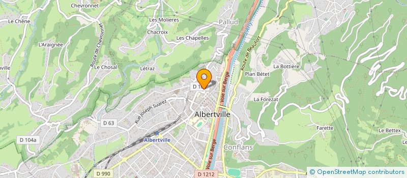 localisation de l'entreprise MIROMESNIL CADIX  ALBERTVILLE