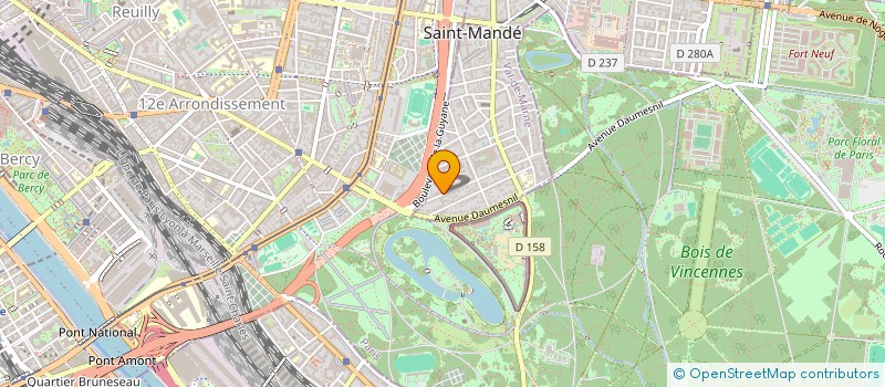 localisation de l'entreprise MIROPA à SAINT-MANDE