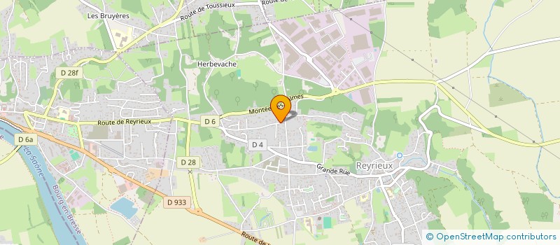 localisation de l'entreprise MIROPEH à REYRIEUX