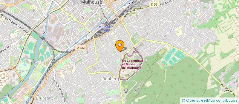 localisation de l'entreprise MIROS à MULHOUSE