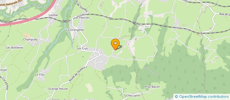 localisation de l'entreprise MIRPHI  LA ROCHE-SUR-FORON