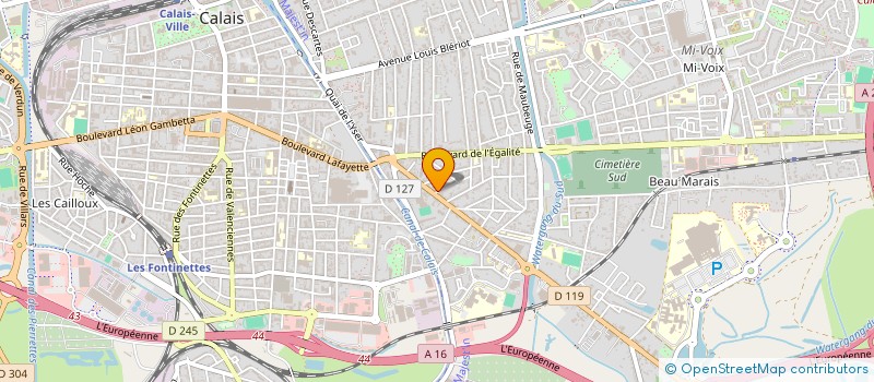 localisation de l'entreprise MIRROR SCRAPS CULTURE EPARPILLEE  CALAIS