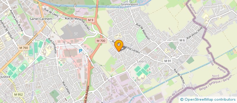 localisation de l'entreprise MIRSEA  LEERS