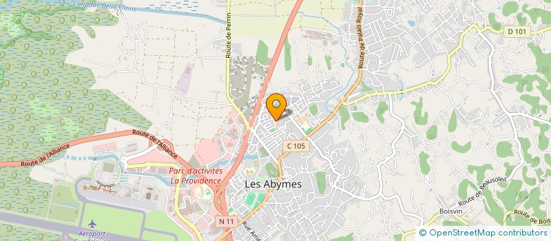 localisation de l'entreprise MIRVAL ELEC & FIBRE à LES ABYMES