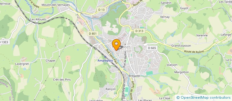 localisation de l'entreprise MIRVILLA  AMPLEPUIS