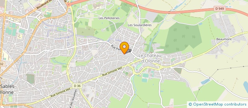 localisation de l'entreprise MIRVILLE  LES SABLES D'OLONNE