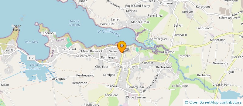 localisation de l'entreprise MIRY SEGALEN  GUISSENY