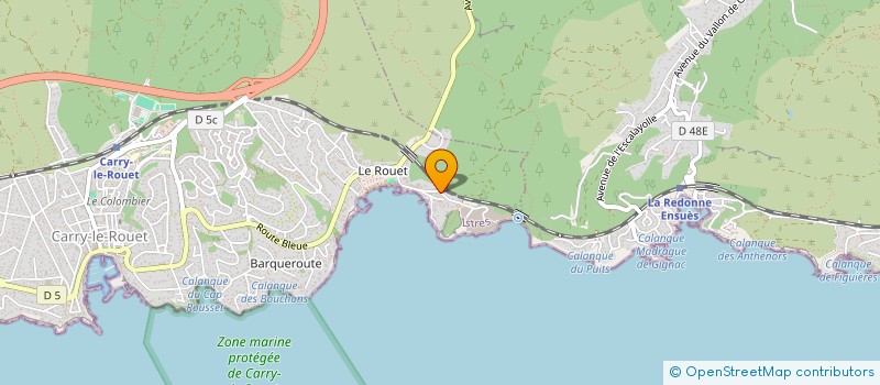 localisation de l'entreprise MIRZA  CARRY-LE-ROUET