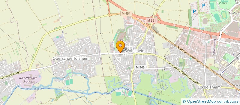 localisation de l'entreprise MIRZA  WOLFISHEIM