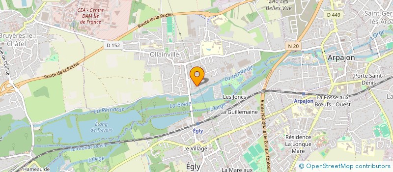 localisation de l'entreprise MIRZA PRIMEUR  OLLAINVILLE