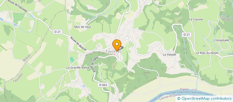 localisation de l'entreprise MIRZA S.A.S  FAYCELLES