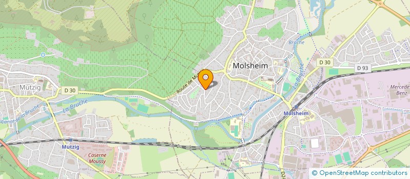 localisation de l'entreprise MIRZEYD  MOLSHEIM