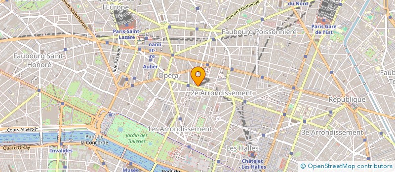 localisation de l'entreprise MIS 4 SEPTEMBRE  PARIS