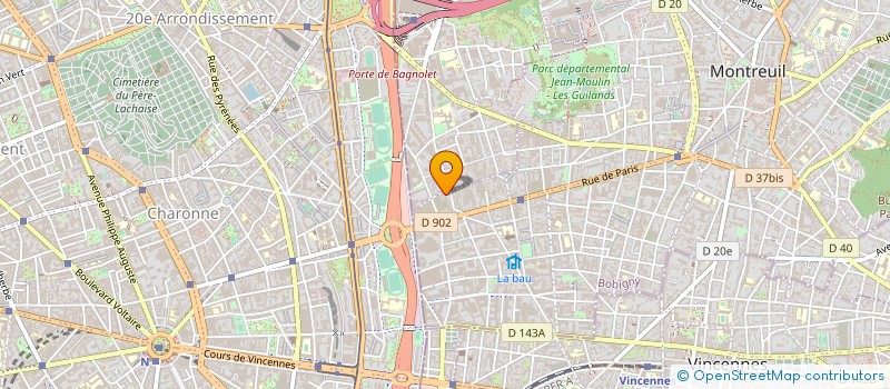 localisation de l'entreprise MIS à MONTREUIL