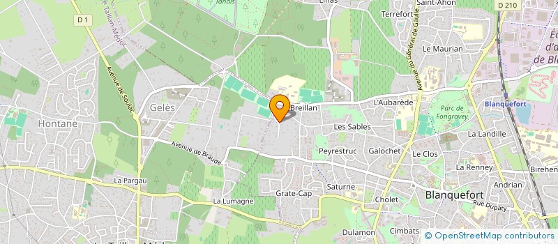 localisation de l'entreprise MIS à BLANQUEFORT