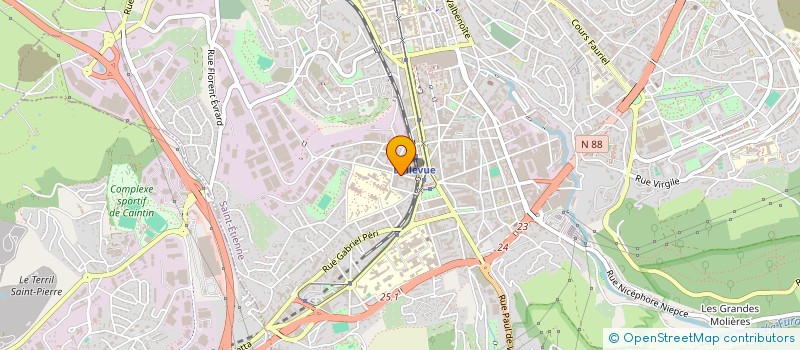 localisation de l'entreprise MIS A PART LE NOM  SAINT-ETIENNE