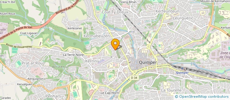 localisation de l'entreprise MIS'AINA à QUIMPER