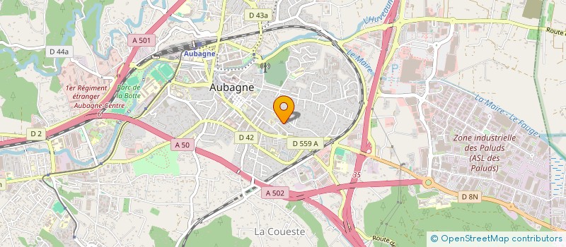 localisation de l'entreprise MIS INTERNATIONAL à AUBAGNE