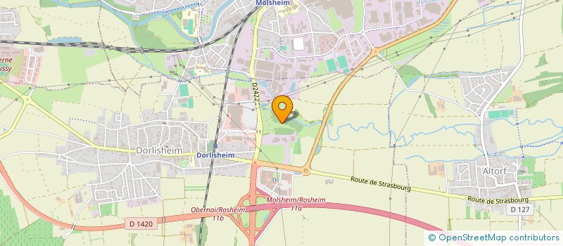 localisation de l'entreprise MIS VIANDE  DORLISHEIM