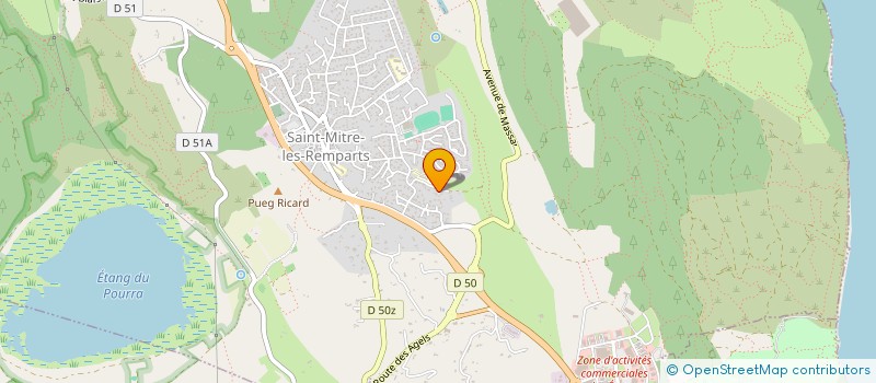 localisation de l'entreprise MISA  SAINT-MITRE-LES-REMPARTS