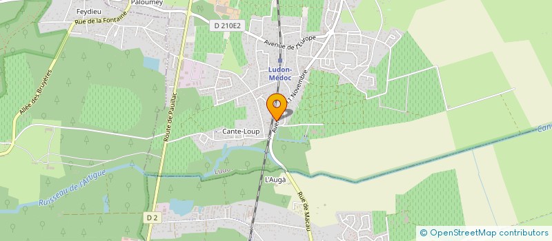 localisation de l'entreprise MISA  LUDON-MEDOC