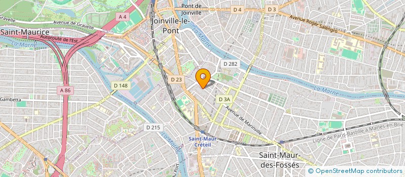 localisation de l'entreprise MISA CONSULTING GESTION à SAINT-MAUR-DES-FOSSES