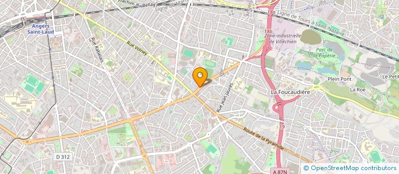 localisation de l'entreprise MISADE à ANGERS