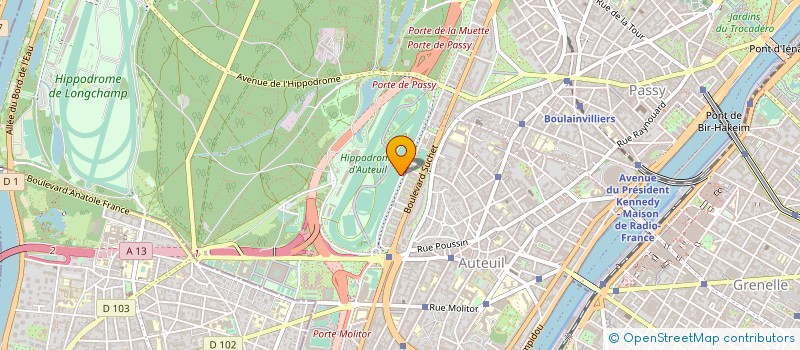 localisation de l'entreprise MISADE DISTRIBUTION EUROPEENNE à PARIS