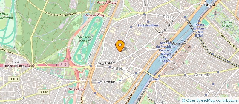 localisation de l'entreprise MISANGE  PARIS