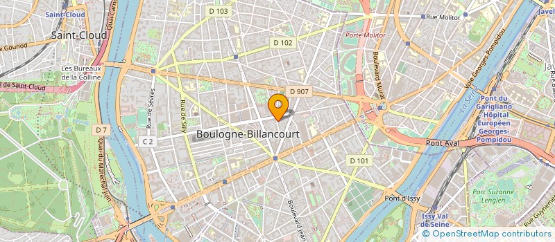 localisation de l'entreprise MISAS FRANCE à BOULOGNE-BILLANCOURT