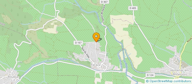 localisation de l'entreprise MISBAT11  PARAZA