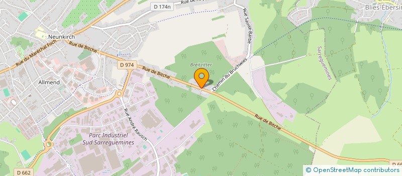 localisation de l'entreprise MISCHO PIECES AUTOS  SARREGUEMINES