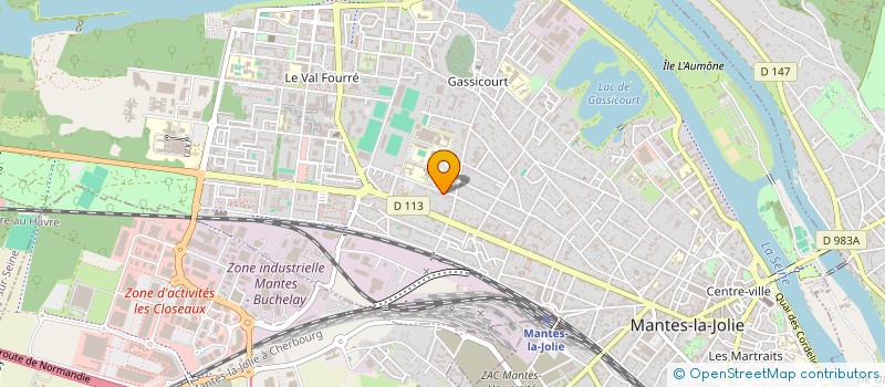 localisation de l'entreprise MISE A JOUR  MANTES-LA-JOLIE