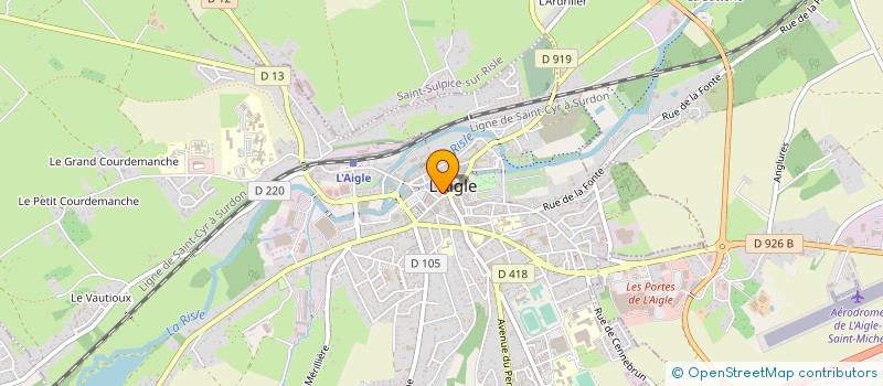 localisation de l'entreprise MISE AU POINT à L'AIGLE
