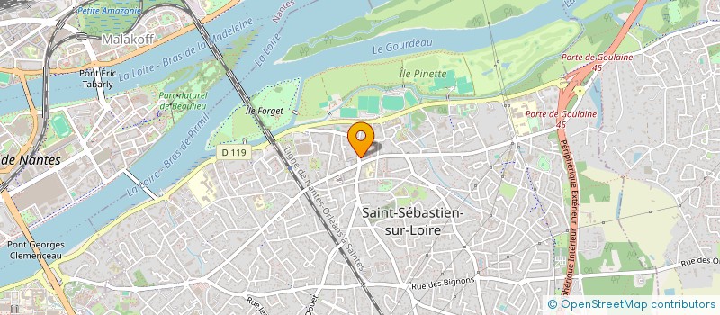 localisation de l'entreprise MISE EN BEAUTE  SAINT-SEBASTIEN-SUR-LOIRE