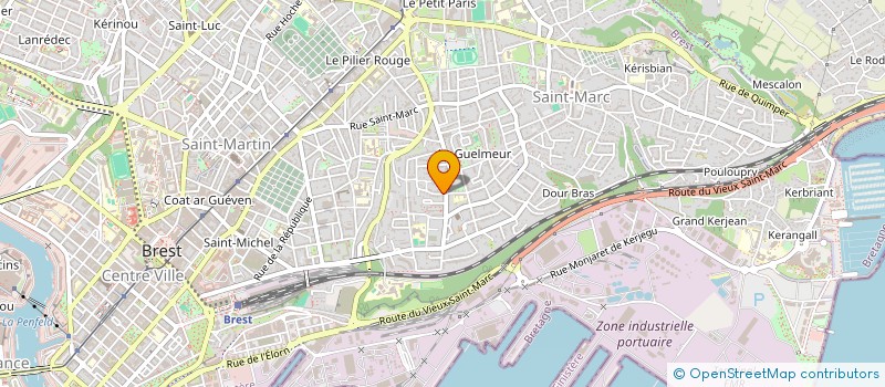 localisation de l'entreprise MISE EN BIERE à BREST