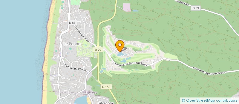 localisation de l'entreprise MISE EN BOUCHE  SEIGNOSSE