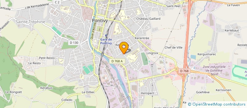 localisation de l'entreprise MISE EN COMMUN DE MOYENSGAILLARD-HILLION à PONTIVY