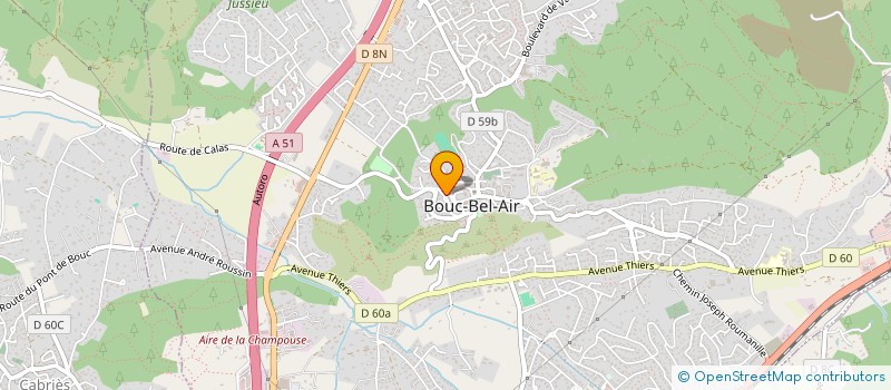 localisation de l'entreprise MISE EN COULEUR à BOUC-BEL-AIR